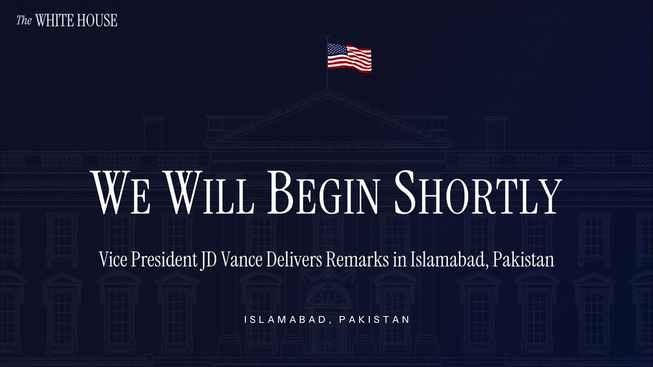 Vice President JD Vance Delivers Remarks in Islamabad, Pakistan