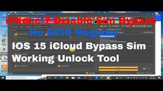 iPhone 7 IOS 15 sim bypass Unlock tool screenshot 4
