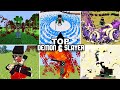 TOP 6 Mejores Addons de DEMON SLAYER para Minecraft PE || Mods de Kimetsu no Yaiba para Minecraft PE