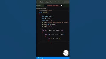 Learn to Print a Unique Numeric and Alphabetic Triangle Pattern  #coding #learningcoding