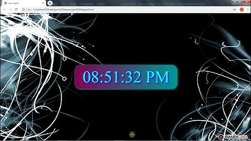 Cara Membuat Jam Digital menggunakan Html, JavaScript dan CSS