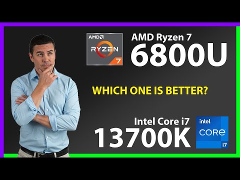 AMD Ryzen 7 6800U vs INTEL Core i7 13700K Technical Comparison