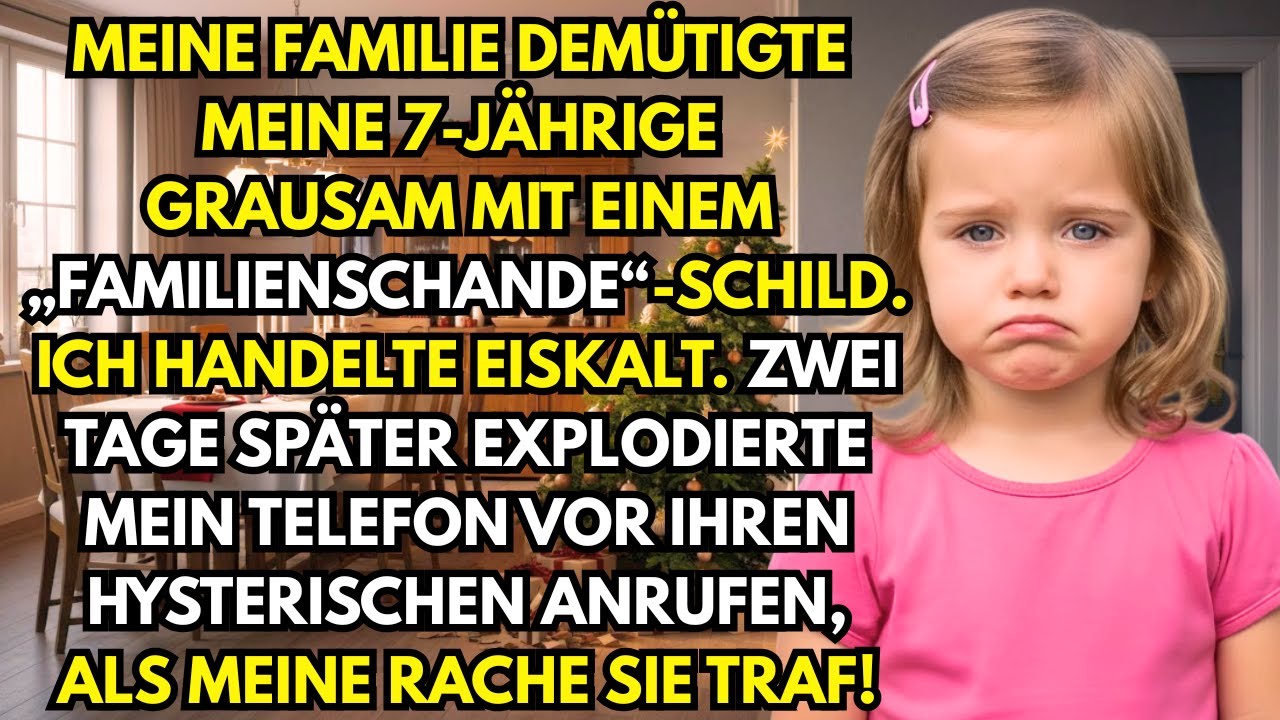 Familie nannte 7-Jährige „LÜGNERIN“ und zwang sie zu Schild: „FAMILIEN-SCHANDE“.