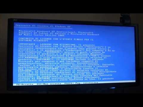 Video: Come Installare Windows XP