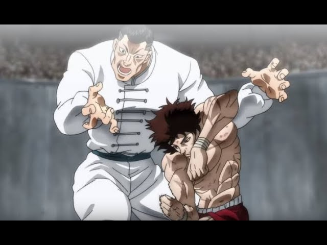 BAKI HANMA VS LEE KAIOH - BAKI ENVENENADO É SALVO PELA KOZUE - DUBLADO