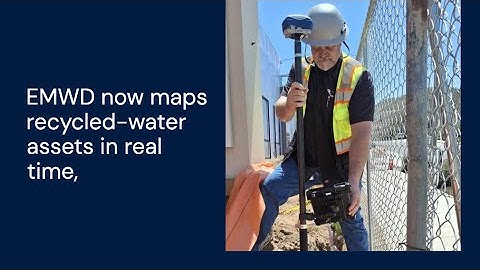 California Utility Maps Recycled Water System with High-Accuracy GNSS and GIS