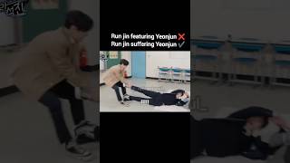 Yeonjun suffered throughout Run jin #yeonjun #taejun #yeonjunedit #runjin #txtmemes #txtfunny