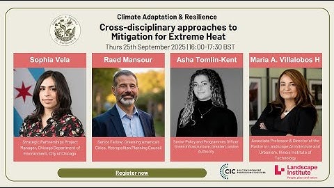 Climate Adaptation & Resilience: Cross-disciplinary Approaches to Mitigation for Extreme Heat