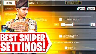 BEST SNIPER SENSITIVITY SETTINGS FOR SEASON 11 CODM