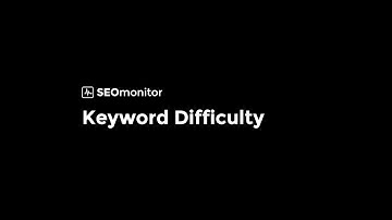 SEOmonitor — Keyword Difficulty