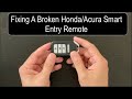 BROKEN Transponder Smart Entry Keyless Remote on Your Honda or Acura