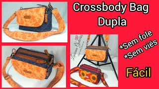 Bolsinha Crossbody Dupla - Sem Fole / Sem Viés