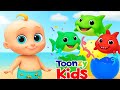 Baby Shark Surprise Eggs Song | Learn Colors with Baby Shark and Cute Smiling Eggs | Fun Kids Video
