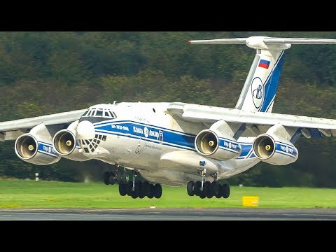ILYUSHIN IL-76 LANDING + Departure - "The Vodka Burner" (4K)