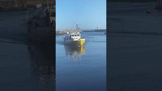 Fantastic Autumn Morning At Whitby autumn sunshine bluesky travel harbour yorkshire boat