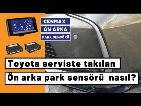 Video: Toyota arka park yardım sonarı nedir?