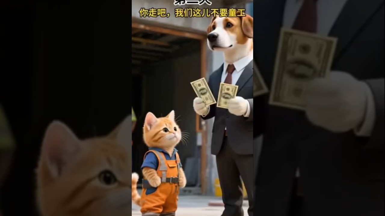 The Orange Cat Who Regretted Leaving School 😿  🎒 Heart-Touching Life Story