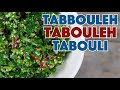 How To Make Tabbouleh / Tabouleh / Tabouli  Parsley Salad Recipe