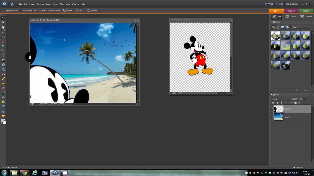 Photoshop Elements How To Superimpose One Picture Onto Another YouTube Photoshop Elements How To Superimpose One Picture Onto Another YouTube