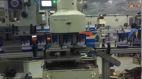 Automatic 4L square tin can sealing machine video