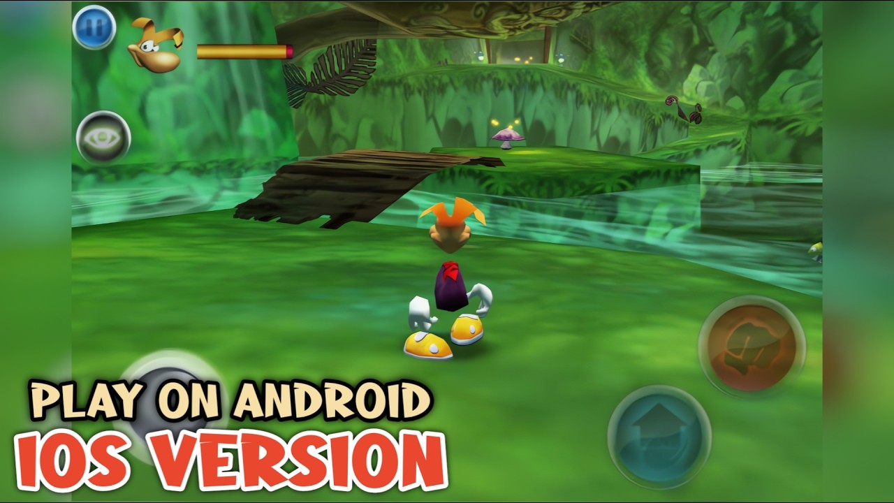 Rayman 2 The Great Escape Mobile Gameplay | iOS Version on Android with TouchHLE