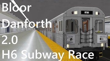 Bloor Danforth V2.0 Race with OpenBve TTC H6s