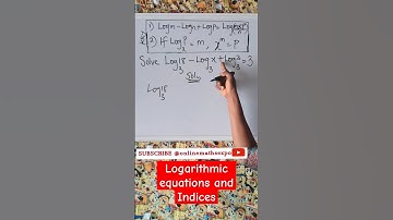 Edexcel Maths on Logarithm/exponential equations#viral_video