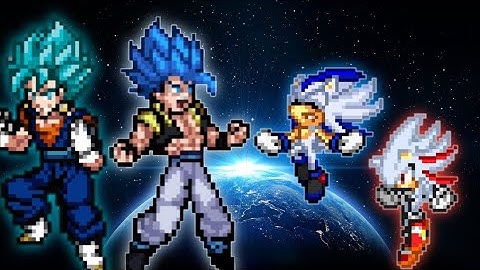 Gogeta TP V3 OP(AF) & Vegito OP VS Hyper Shadic V2 OP & Hyper Sonnow OP in Jump Force Mugen