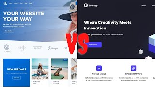 Kadence VS Blocksy