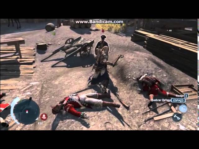 Assassin's Creed 3 - 3X22 FONTE DE ENERGIA NO BRASIL [ Gameplay PT-BR ]  820M 