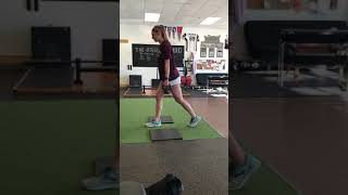 Single Leg Split Jumps with reactions