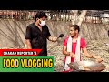 Dhakad reporter try food vlogging  harsh rajput