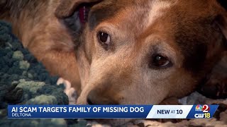 Deltona family allegedly targeted by AI scam after dog disappears