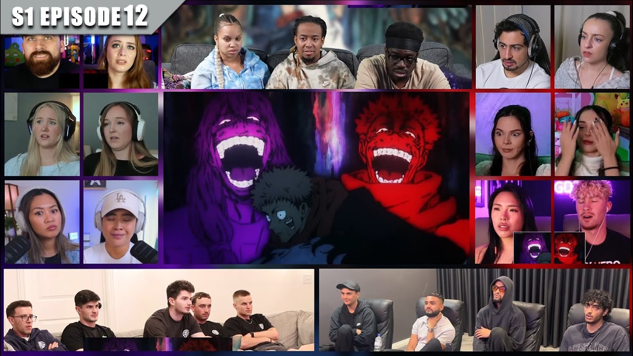 [Full Episode] Jujutsu Kaisen Season 1 Episode 12 Reaction Mashup | 呪術廻戦