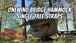 Ultralight Straps For Your Bridge Hammock | Onewind Bridge Hammock Single Tree Straps Review