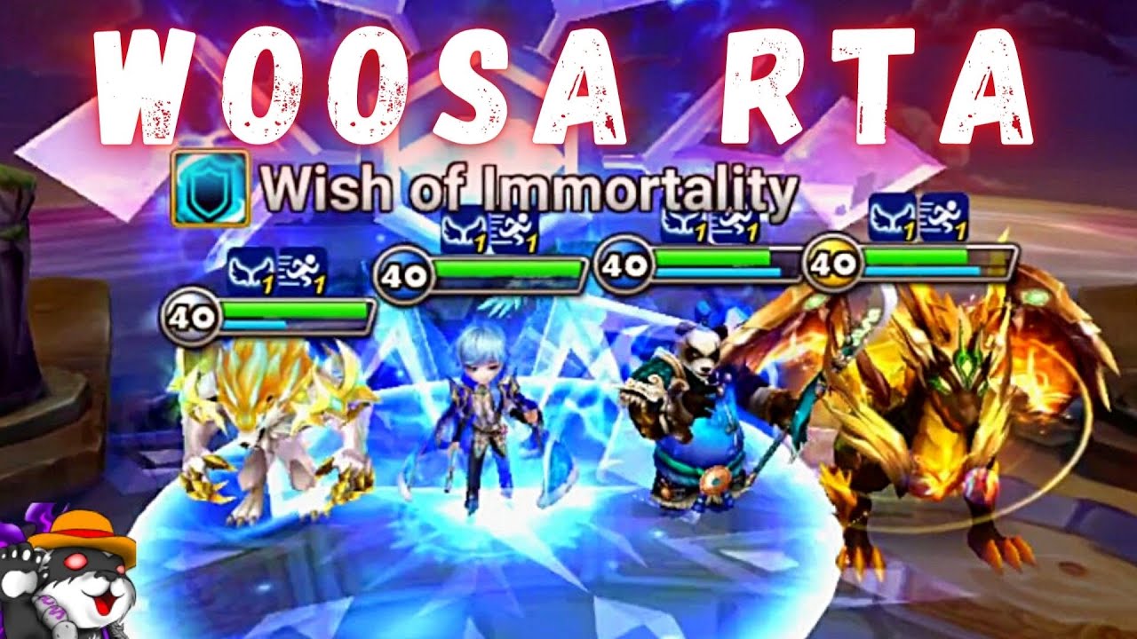 The Power Of Woosa (Water Pioneer) In RTA  Summoners War