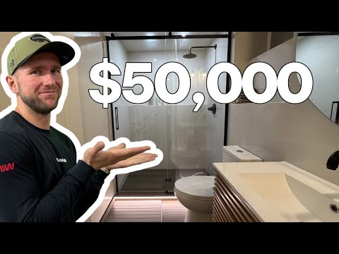 Can You Build a Luxury Bathroom for $50k? (Start to Finish)