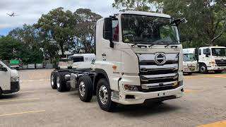 Hino 700 Series Heavy Duty Truck Review Sydney Australia  FY3248 AMT Twin Steer 8x4 Cab