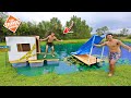 1V1 Home depot YACHT challenge! (Alligator Infested Waters)