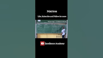 Matrices | Addition, Subtraction and Multiplication of Matrices (JAMB) #jamb #matrices #matrix