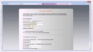 nopCommerce Demo, nopCommerce Tutorial 1 - Installing nopCommerce on Shared Hosting