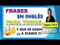 FRASES EN INGLÈS QUE NECESITARÀS TODOS LOS DIAS ⭐ INCLUYE PRONUNCIACION - EXPLICADO EN ESPAÑOL 😉