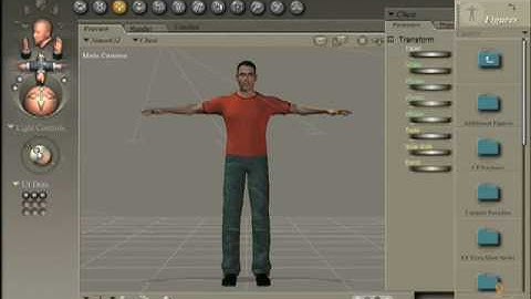 Poser 7 Tutorial - Light and Shadows