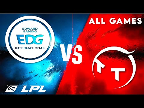 EDG vs TT ALL GAMES Highlights | LPL Split 1 2025 | EDward Gaming vs TT Gaming by Onivia