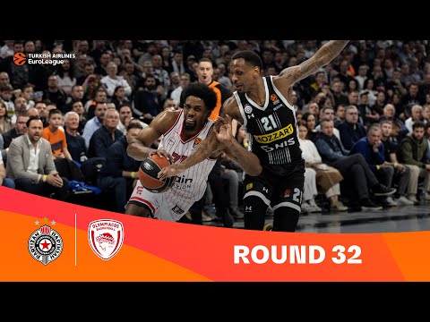 Partizan-Olympiacos | Round 32 Highlights | 2023-24 Turkish Airlines EuroLeague