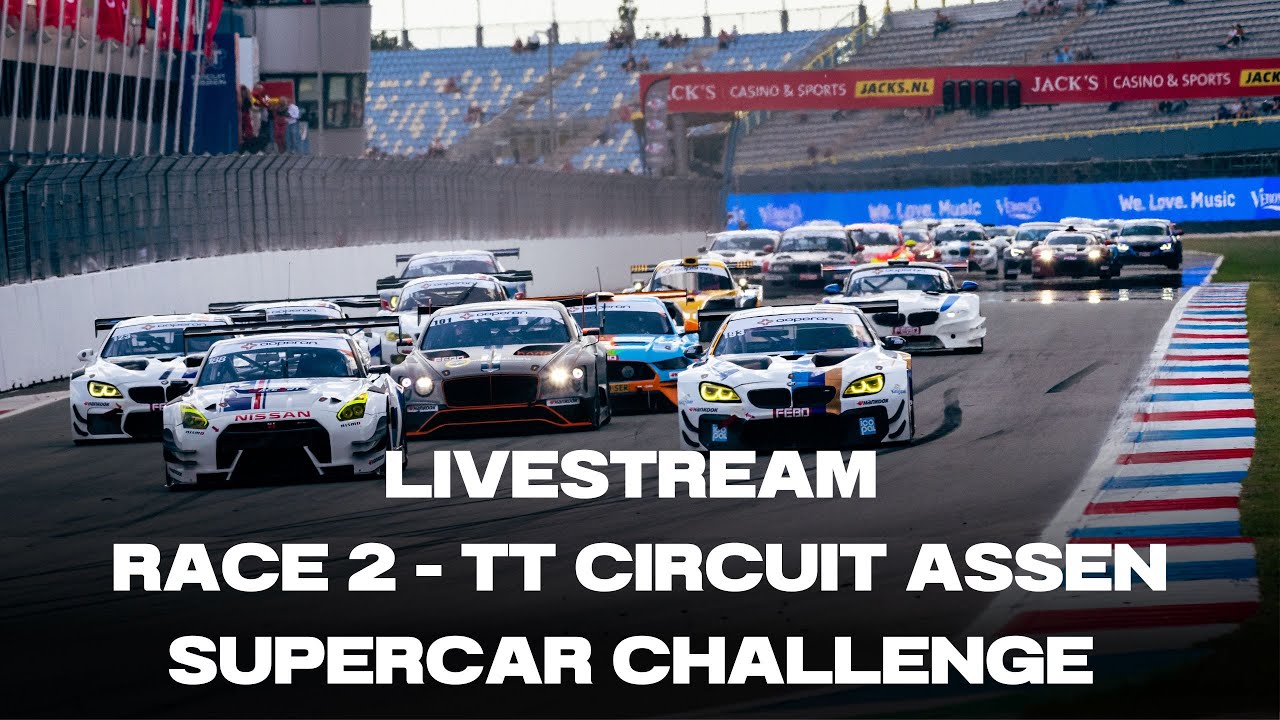 LIVESTREAM - Supercar Challenge Race 2 - TT-Circuit Assen - 13/08/2023