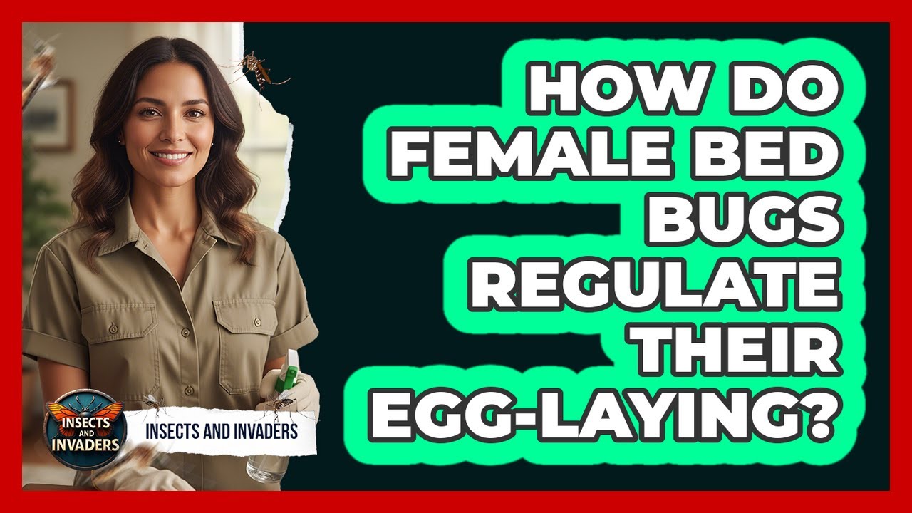 How Do Female Bed Bugs Regulate Their Egg-laying? - Insects and Invaders
