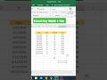 Extract Day Month & Year #excel #shorts