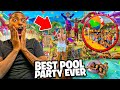 WE THREW THE BEST SUMMER POOL PARTY EVER!!😱🥳