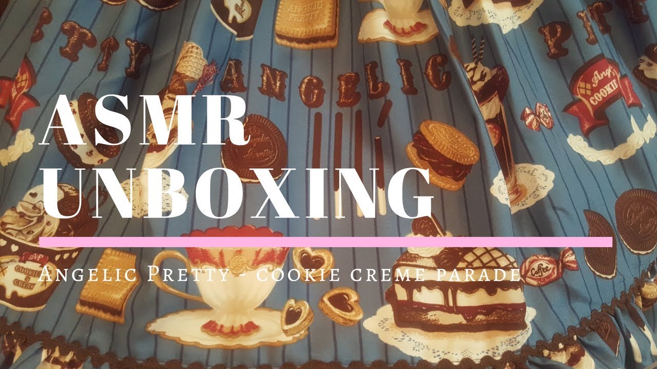 ASMR Angelic Pretty Cookie Creme Parade Lolita Dress Unboxing